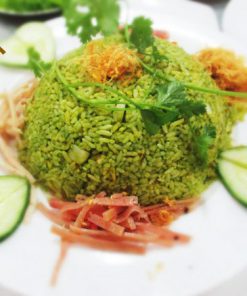 Cơm chiên muối é